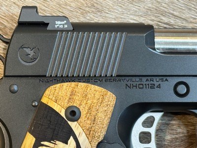 NEW NIGHTHAWK CUSTOM GRP GOV'T 1911 45 ACP W/ COCOBOLO WOOD GRIPS - LAYAWAY AVAILABLE - Image 8 of 25