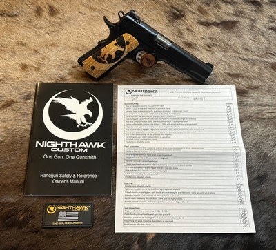 NEW NIGHTHAWK CUSTOM GRP GOV'T 1911 45 ACP W/ COCOBOLO WOOD GRIPS - LAYAWAY AVAILABLE - Image 21 of 25