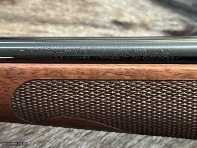 FREE SAFARI, NEW WINCHESTER MODEL 70 FEATHERWEIGHT 300 WSM (WIN SHORT MAG) 24