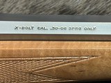 FREE SAFARI, NEW BROWNING X-BOLT WHITE GOLD MEDALLION MAPLE OCTAGON 30-06 SPRINGFIELD 22
