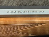 FREE SAFARI, NEW BROWNING X-BOLT WHITE GOLD MEDALLION MAPLE OCTAGON 30-06 SPRINGFIELD 22