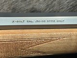 FREE SAFARI, NEW BROWNING X-BOLT WHITE GOLD MEDALLION MAPLE OCTAGON 30-06 SPRINGFIELD 22