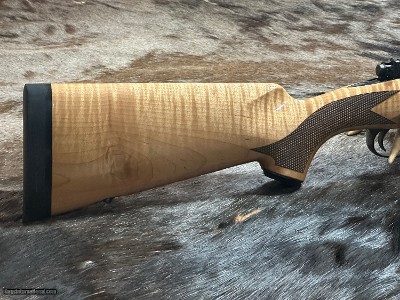 FREE SAFARI, NEW WINCHESTER MODEL 70 SUPER GRADE MAPLE 6.8 WESTERN 24