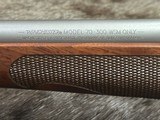 FREE SAFARI, NEW WIN MODEL 70 STAINLESS STEEL FEATHERWEIGHT 300 WSM 24