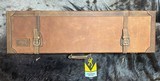 NEW JOHN M BROWNING SIGNATURE CRAZY HORSE LEATHER OVER/UNDER SHOTGUN CASE 32