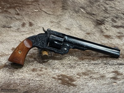 NEW DELUXE HAND ENGRAVED SCHOFIELD 44-40 (44 WCF) 7