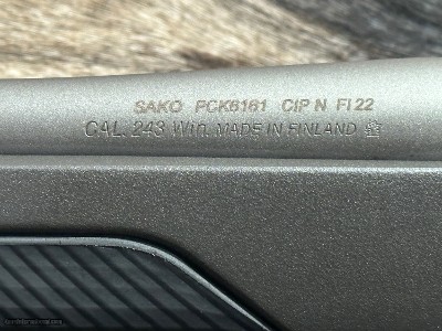 FREE SAFARI - NEW SAKO 85 FINNLIGHT II 243 WINCHESTER 20