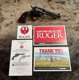 NEW RUGER VAQUERO 357 MAGNUM 5.5