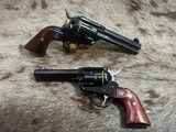 NEW PAIR RUGER VAQUERO 357 MAGNUM 4.62