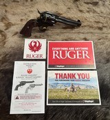 NEW RUGER VAQUERO 45 COLT 5.5