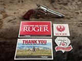 NEW RUGER VAQUERO 357 MAG 5.5