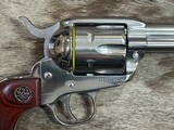 NEW RUGER VAQUERO 357 MAG 4.62