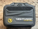 NEW NIGHTHAWK CUSTOM ENVOY DOUBLE STACK GOV'T 9MM, IOS & OTHER UPGRADES - 24 of 25