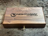 NEW NIGHTHAWK CUSTOM VIP COMMANDER 1911 45 ACP ENGRAVED, WOOD DISPLAY BOX - LAYAWAY AVAILABLE - 24 of 25