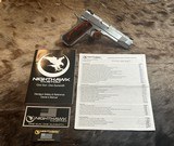 NEW NIGHTHAWK CUSTOM COMPLETE STIPPLE CCS GOV'T 1911 9MM STAINLESS W/ IOS AND MORE UPGRADES - LAYAWAY AVAILABLE - 20 of 24