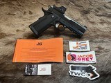 LNIB JACOB GREY TWC9 1911 DOUBLE STACK COMMANDER 9MM LUGER W/ HOLOSUN RED DOT OPTIC UNFIRED DISPLAY MODEL - LAYAWAY AVAILABLE - 22 of 24