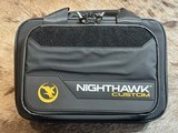 NEW NIGHTHAWK CUSTOM LADY HAWK 2.0 COMMANDER 1911 9MM, IOS & MORE UPGRADES - LAYAWAY AVAILABLE - 24 of 25