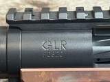 LNIB UNFIRED LEFT HAND OMEGA RIFLES CUSTOM 375 RAPTOR, GUNWERKS ACTION, BLACK COLLAR CHASSIS 16