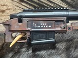 LNIB UNFIRED LEFT HAND OMEGA RIFLES CUSTOM 375 RAPTOR, GUNWERKS ACTION, BLACK COLLAR CHASSIS 16