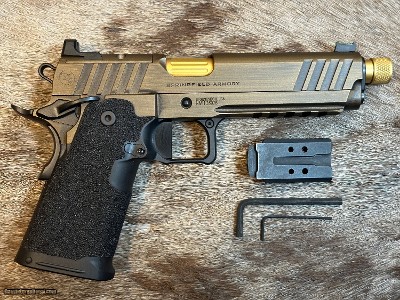 NEW NIGHTHAWK CUSTOM SHOP SPRINGFIELD GOV'T 1911 DS PRODIGY AOS 9MM HI CAP PH9119AOS - LAYAWAY AVAILABLE