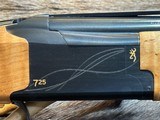 NEW BROWNING CITORI 725 SPORTING MAPLE SHOTGUN 12 GA PORTED 30