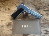 NEW NIGHTHAWK CUSTOM SHOP SPRINGFIELD GOV'T 1911 GARRISON ENGRAVED 45 ACP - LAYAWAY AVAILABLE - 25 of 25