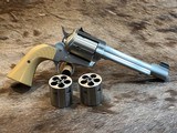 FREE SAFARI, NEW FREEDOM ARMS MODEL 83 PREMIER GRADE 454 CASULL W/ 45 COLT & 45 ACP FACTORY CYLINDERS - LAYAWAY AVAILABLE