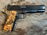 NEW NIGHTHAWK CUSTOM SHOP SPRINGFIELD GOV'T 1911 GARRISON ENGRAVED COLOR CASED 45 ACP - LAYAWAY AVAILABLE - 1 of 25