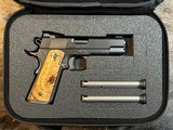 NEW NIGHTHAWK CUSTOM VIP BLACK COMMANDER 1911 45 ACP, ENGRAVED, IOS, WOOD DISPLAY CASE - LAYAWAY AVAILABLE - 23 of 25