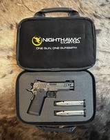 NEW NIGHTHAWK CUSTOM VICE PRESIDENT DOUBLE STACK COMMANDER 1911 9MM W/
IOS AND OTHER UPGRADES - LAYAWAY AVAILABLE - 23 of 25