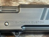 NEW NIGHTHAWK CUSTOM VICE PRESIDENT DOUBLE STACK COMMANDER 1911 9MM W/
IOS AND OTHER UPGRADES - LAYAWAY AVAILABLE - 8 of 25