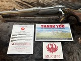 FREE SAFARI, NEW LEFT HAND RUGER HAWKEYE GUIDE GUN 375 RUGER W/ BRAKE 20