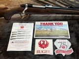 FREE SAFARI, NEW RUGER M77 HAWKEYE AFRICAN 375 RUGER W/ BRAKE 37186 - LAYAWAY AVAILABLE - 22 of 24