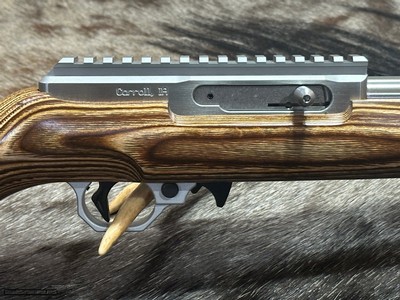 NEW VOLQUARTSEN CUSTOM SF-1 17 HMR RIFLE BROWN LAMINATE SPORTER STOCK - LAYAWAY AVAILABLE