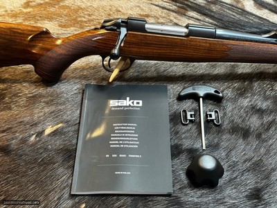 FREE SAFARI, NEW SAKO CUSTOM SHOP HIGH GRADE 85 GRIZZLY ARCTOS 308 WIN 21