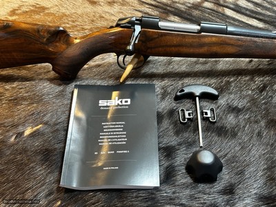 FREE SAFARI, NEW SAKO CUSTOM SHOP HIGH GRADE 85 GRIZZLY ARCTOS 308 WIN 21