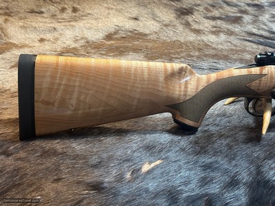 FREE SAFARI, NEW WIN MODEL 70 SUPER GRADE MAPLE 7MM REM MAG 26