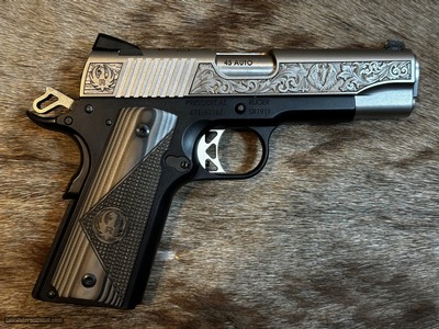 NEW RUGER SR1911 COMMANDER 45 ACP ENGRAVED PRESCOTT AZ EDITION 1911 16703 - LAYAWAY AVAILABLE