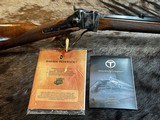 FREE SAFARI NEW PEDERSOLI 1874 SHARPS QUIGLEY DOWN UNDER 45-70 RIFLE 34