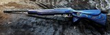 NEW VOLQUARTSEN CUSTOM IF-5 17 HMR, BLUE LAMINATED THUMBHOLE SILHOUETTE STOCK - 3 of 22