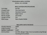 NEW GUNWERKS NEXUS 6.5 PRC 20