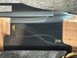NEW BROWNING CITORI 725 TRAP MAPLE 2.3/4