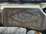 NEW BROWNING BL-22 GRADE II FIELD 22LR NICKEL, ENGRAVED, WALNUT, 24