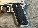 NEW NIGHTHAWK CUSTOM STAINLESS STEEL TREASURER OFFICER 1911 9MM 3.8