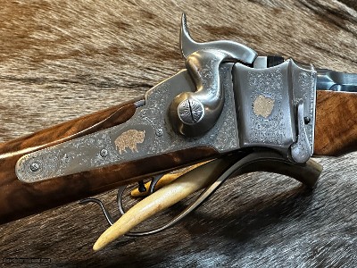 FREE SAFARI, NEW PEDERSOLI 1874 SHARPS SPORTING NO.3 EXTRA DELUXE 45-70 GOV'T 32