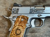NEW NIGHTHAWK CUSTOM VIP SILVER GOV'T 1911 45 ACP, IOS, ENGRAVED, WOOD CASE - LAYAWAY AVAILABLE - 5 of 25