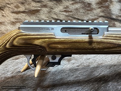 NEW VOLQUARTSEN CUSTOM SF-1 17 HMR RIFLE WITH RAPID RELEASE AND BROWN LAMINATE SPORTER STOCK VCS-0490 - LAYAWAY AVAILABLE