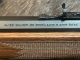 NEW BROWNING BL-22 GRADE II FIELD 22LR NICKEL, WALNUT, 24