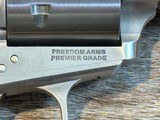 FREE SAFARI, NEW FREEDOM ARMS MODEL 97 PREMIER GRADE 17HMR 7.5
