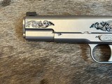 NEW NIGHTHAWK CUSTOM VIP SILVER GOV'T 1911 45 ACP, ENGRAVED, WOOD CASE, IOS - LAYAWAY AVAILABLE - 14 of 25